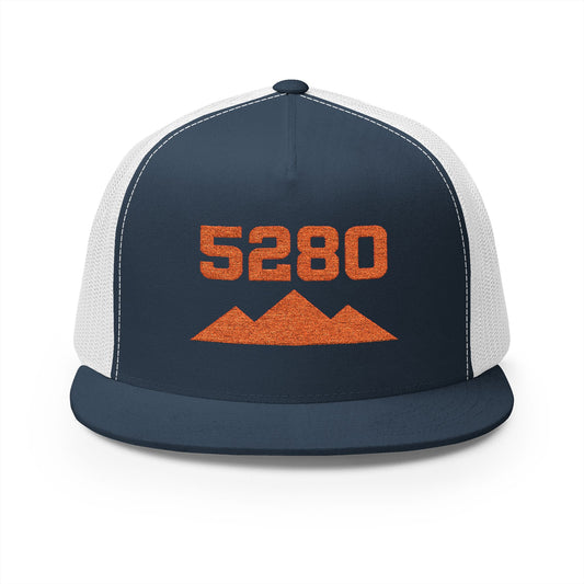 5280 Mountains Trucker Cap — Denver Elevation Retro Mesh Hat