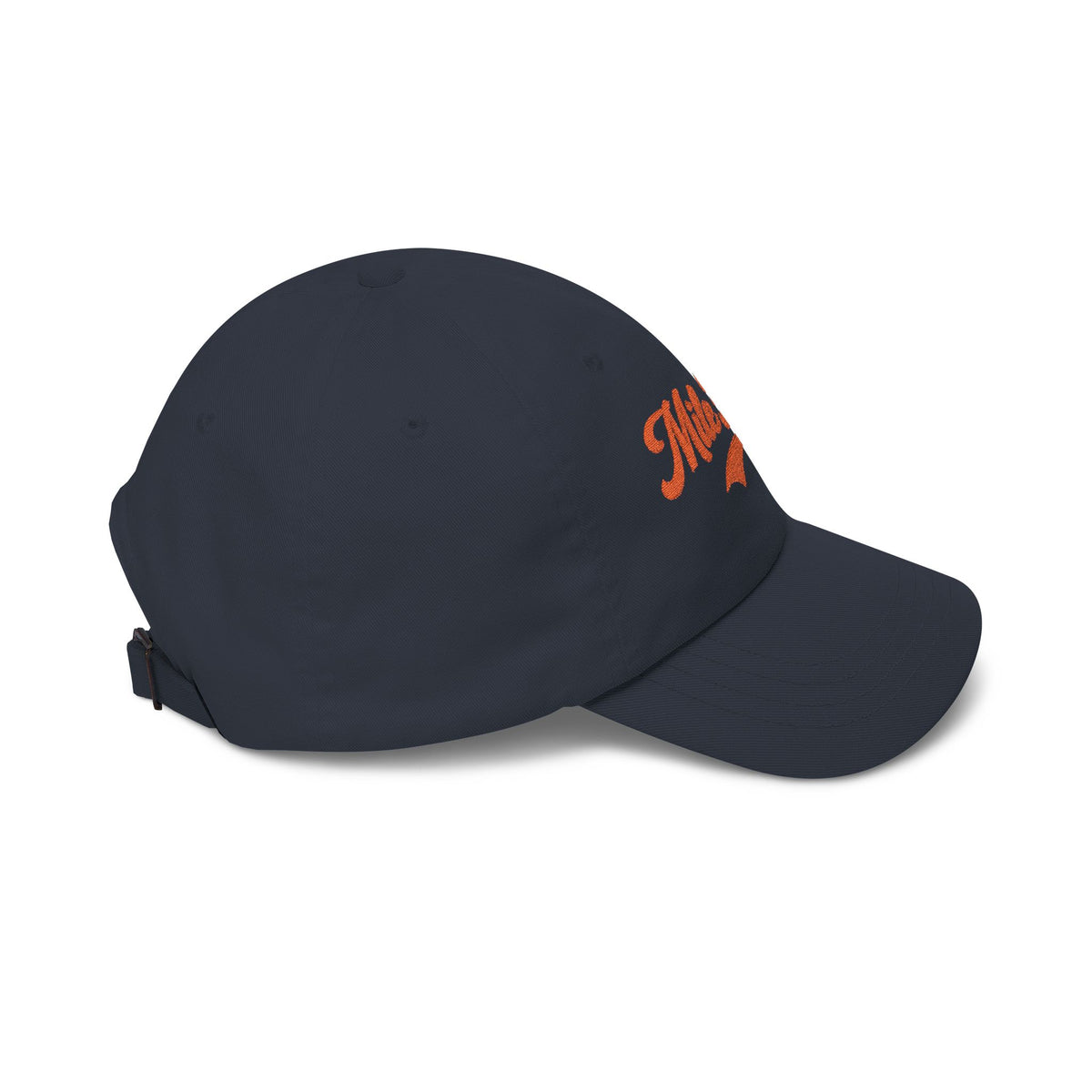 Mile High Dad Cap — Embroidered Retro Script Baseball Hat