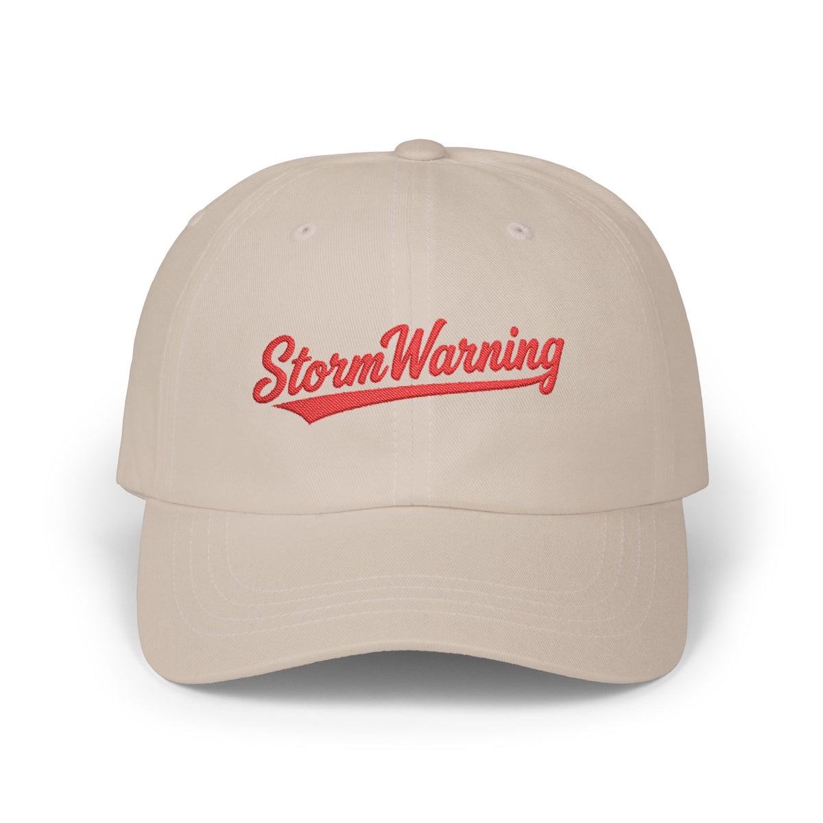 "StormWarning" Saturday Morning Dad Cap - Embroidered Hockey Fan Hat