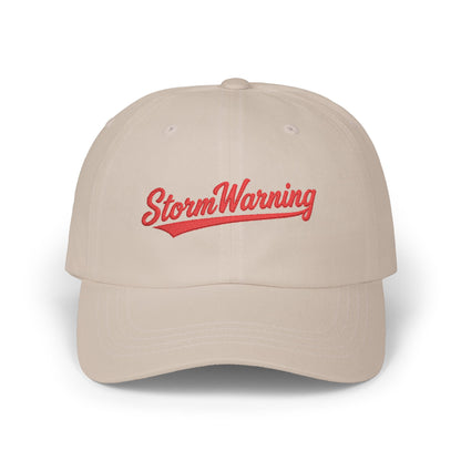 "StormWarning" Saturday Morning Dad Cap - Embroidered Hockey Fan Hat