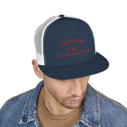 Hockey Trucker Cap — "The Triangle" Oak City Hockey Club Snapback