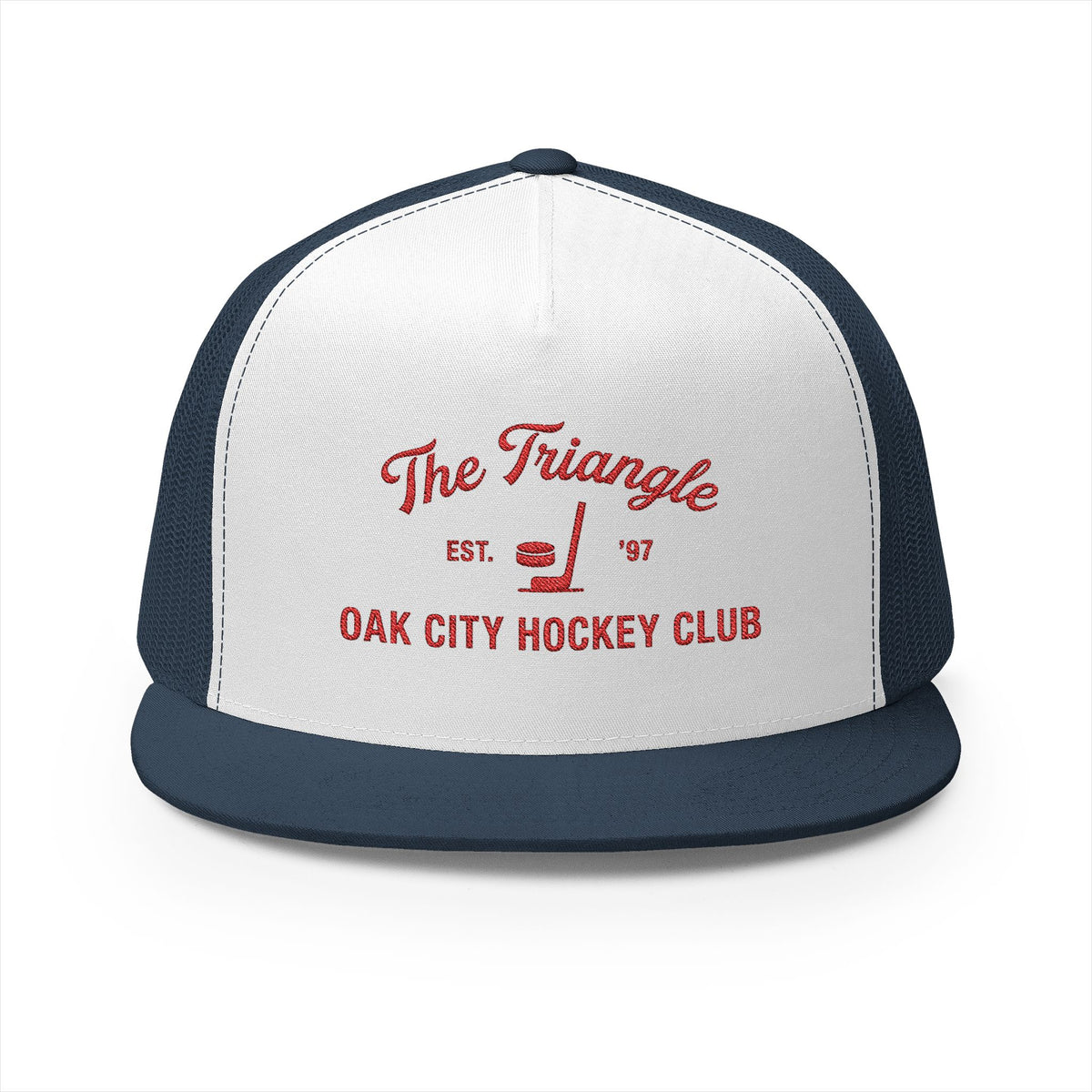 Hockey Trucker Cap — "The Triangle" Oak City Hockey Club Snapback