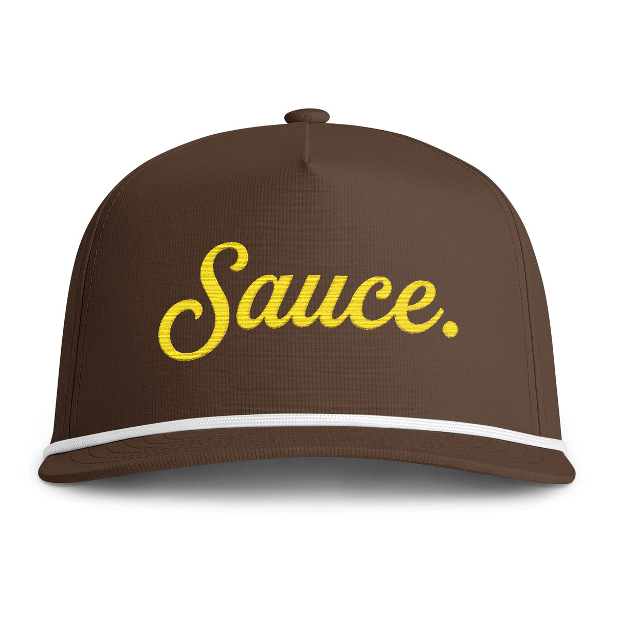 Sauce. Hockey Fan Rope Cap — Old Gold Script