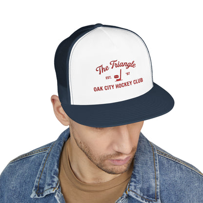 Hockey Trucker Cap — "The Triangle" Oak City Hockey Club Snapback
