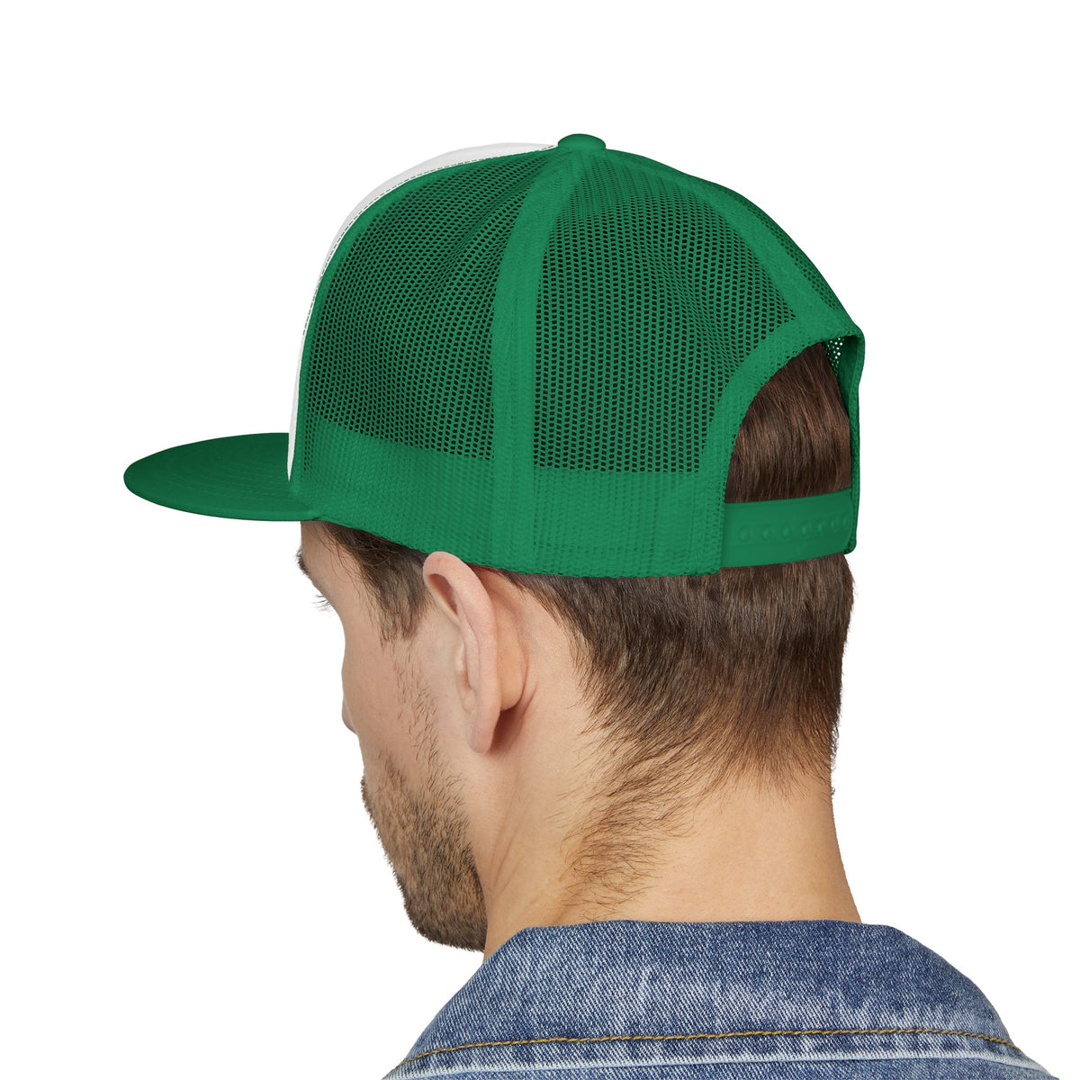 Tuddy. Football Fan Trucker Hat - Kelly Green Script