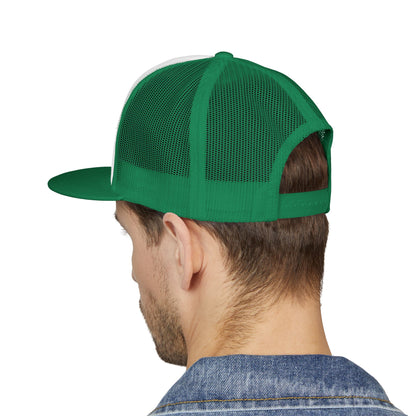 Tuddy. Football Fan Trucker Hat - Kelly Green Script