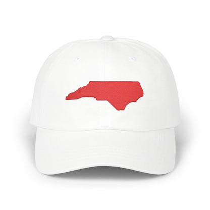 North Carolina Outline Dad Cap — Embroidered State Hat