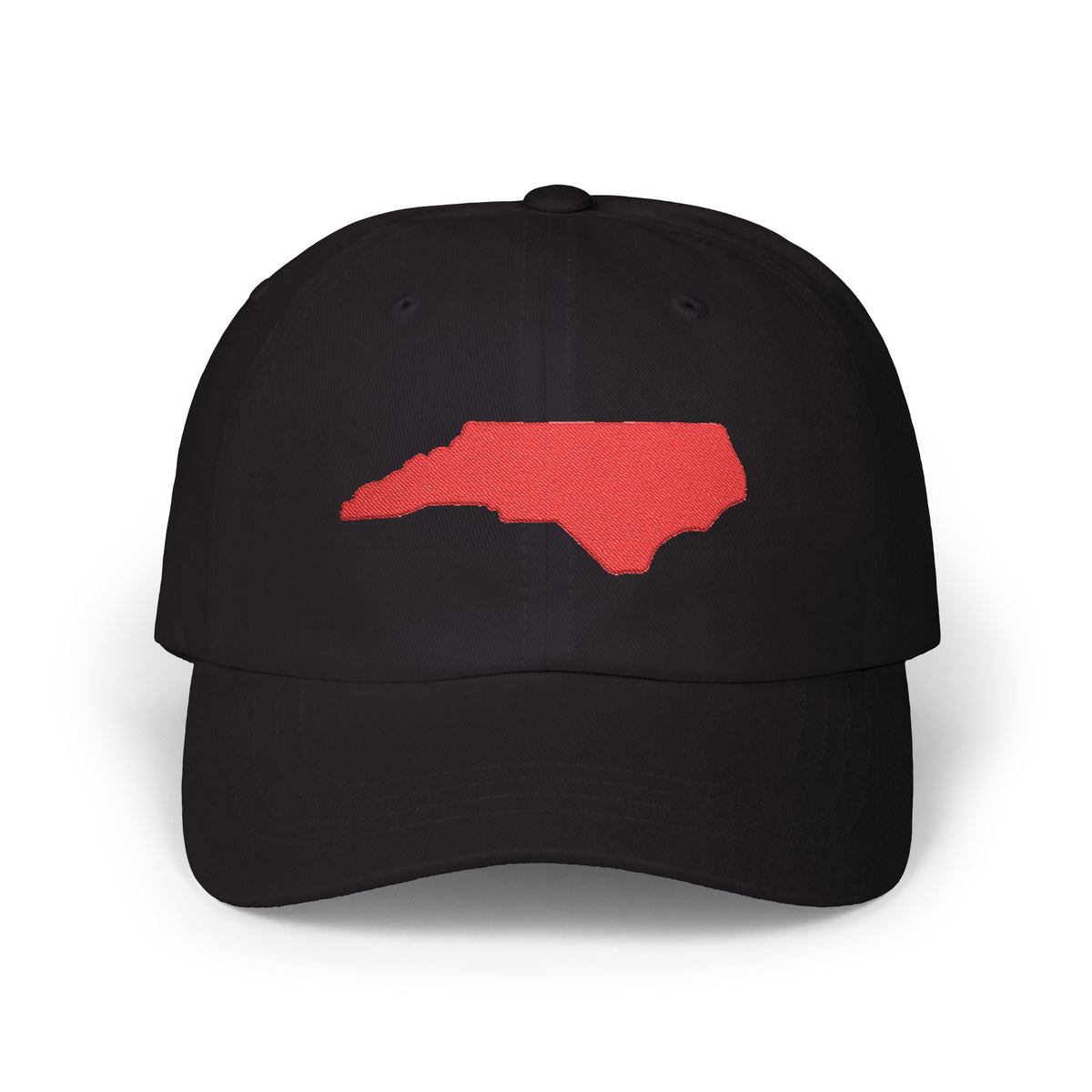 North Carolina Outline Dad Cap — Embroidered State Hat