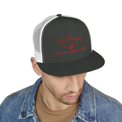 Hockey Trucker Cap — "The Triangle" Oak City Hockey Club Snapback