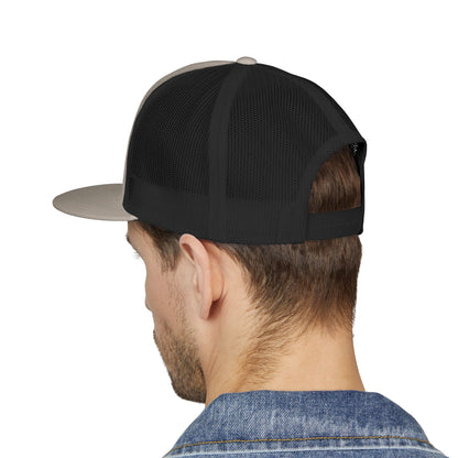 'Jerks.' Hockey Fan Tailgate Trucker Hat - Red Script Embroidery