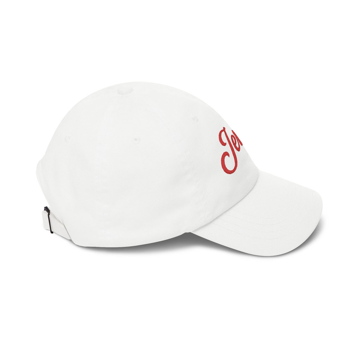 Jerks. Hockey Fan Saturday Morning Dad Cap - Embroidered Red Lettering