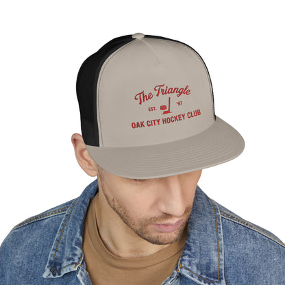 Hockey Trucker Cap — "The Triangle" Oak City Hockey Club Snapback