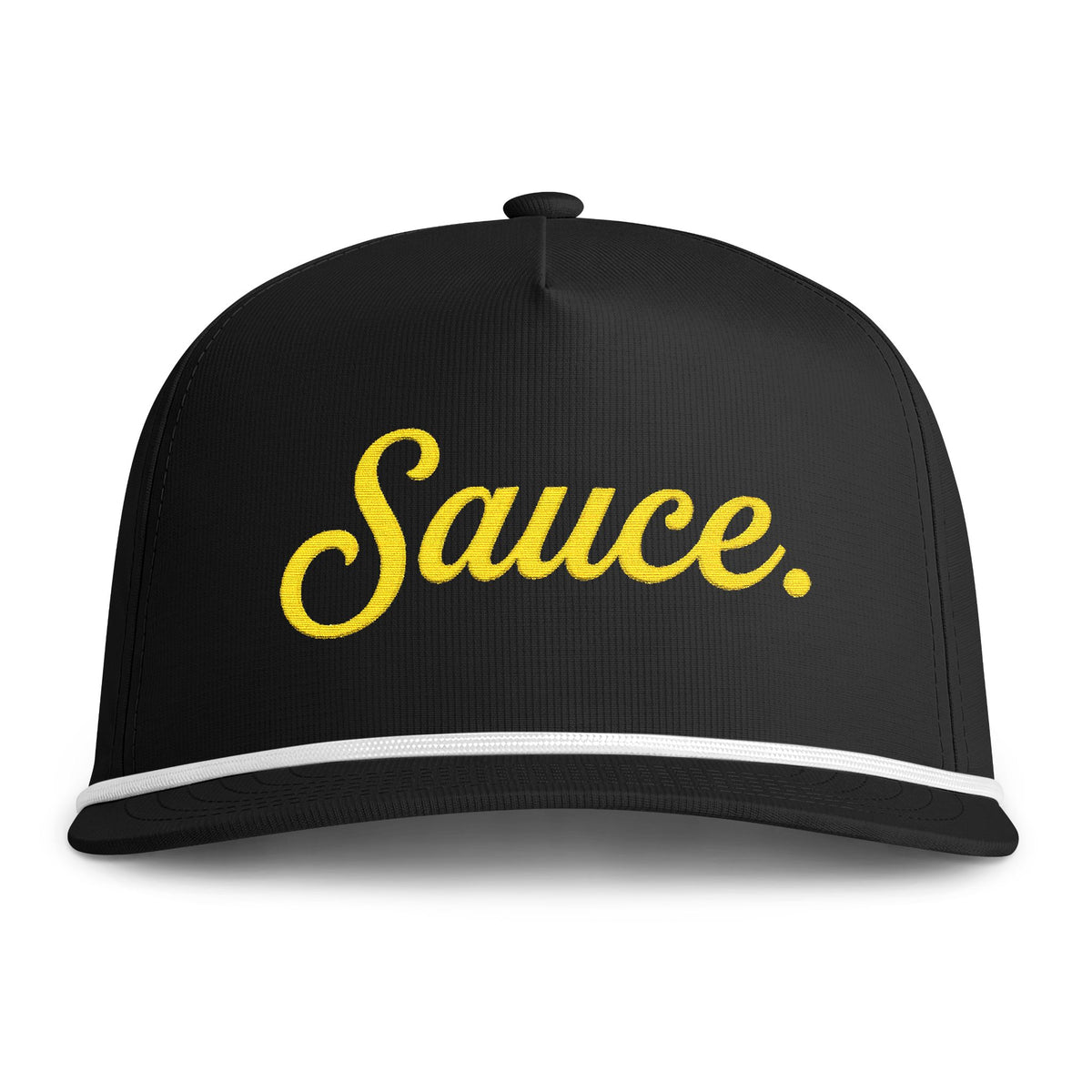 Sauce. Hockey Fan Rope Cap — Old Gold Script