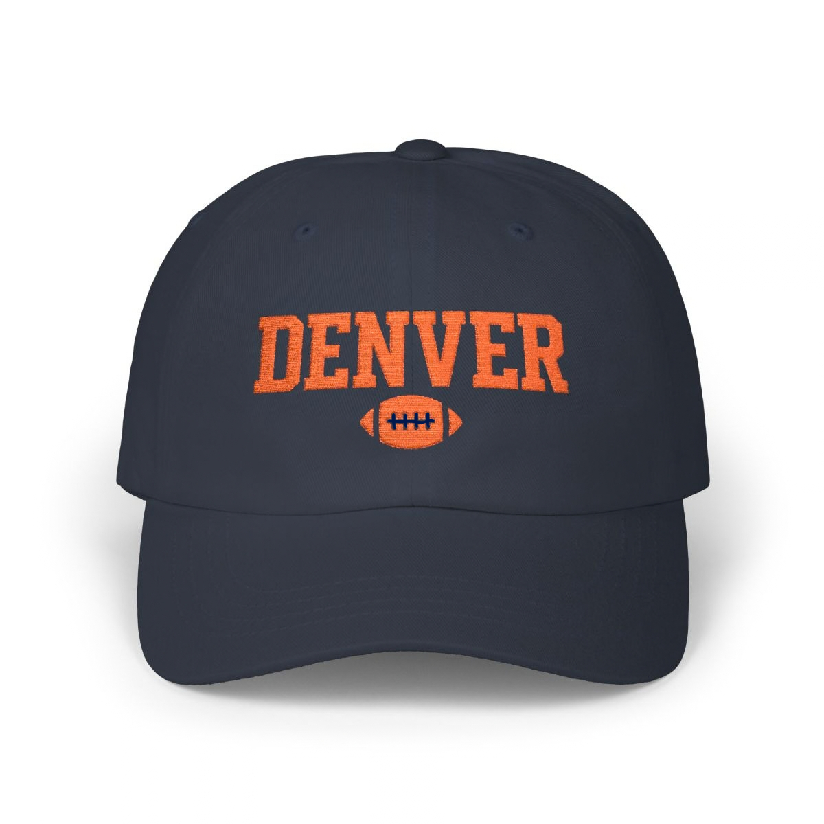 Denver Football Dad Cap — Classic Embroidered Dad Hat