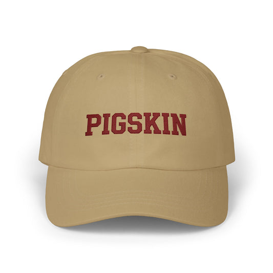 Pigskin Dad Cap — Vintage Football Embroidered Baseball Hat