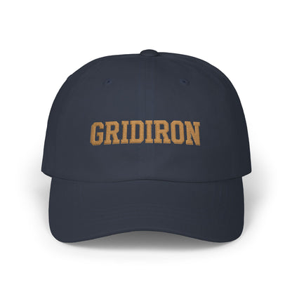 Gridiron Dad Cap — Vintage Football Embroidered Hat