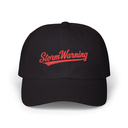 "StormWarning" Saturday Morning Dad Cap - Embroidered Hockey Fan Hat