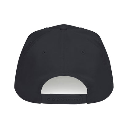 Surge. 5-Panel Cap — Red Embroidery on White, Black, or Natural