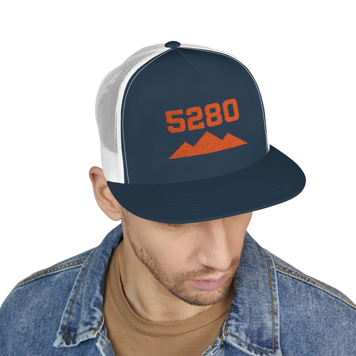 5280 Mountains Trucker Cap — Denver Elevation Retro Mesh Hat