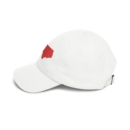 North Carolina Outline Dad Cap — Embroidered State Hat