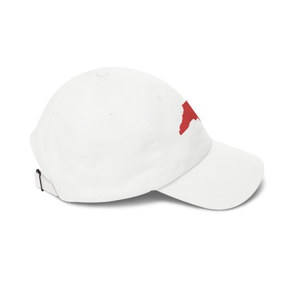 North Carolina Outline Dad Cap — Embroidered State Hat