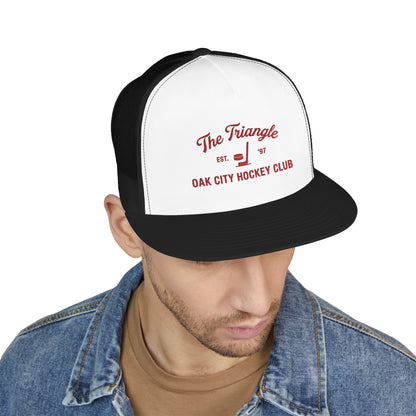 Hockey Trucker Cap — "The Triangle" Oak City Hockey Club Snapback
