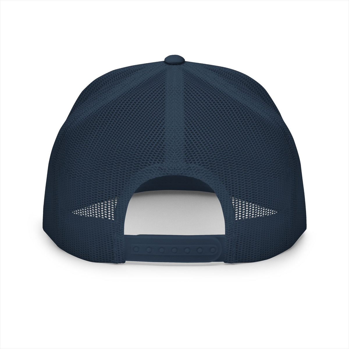 Trucker Cap - "Orange." Script Logo Mesh Snapback