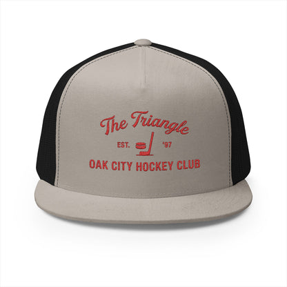 Hockey Trucker Cap — "The Triangle" Oak City Hockey Club Snapback