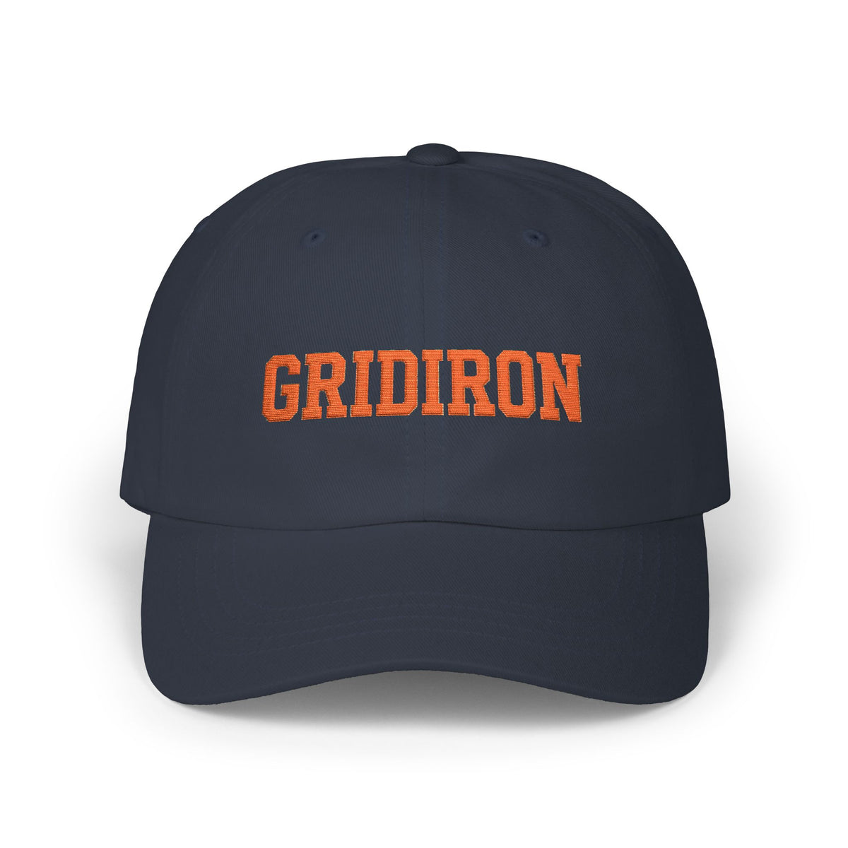 Gridiron Classic Dad Cap – Vintage Orange Football Hat