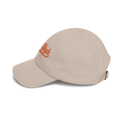 Mile High Dad Cap — Embroidered Retro Script Baseball Hat
