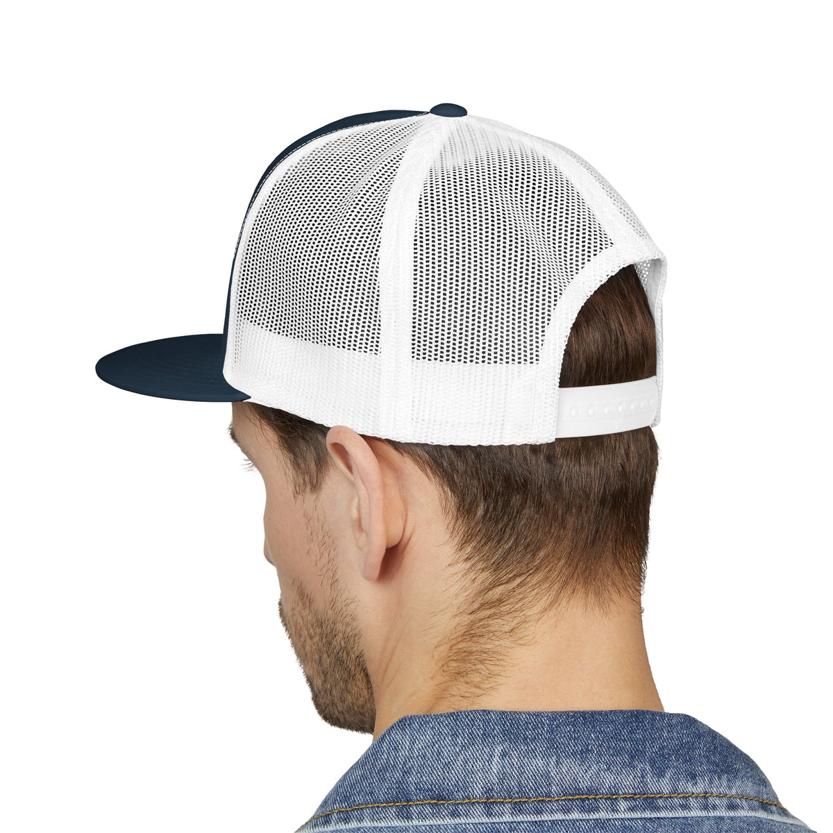 Mile High Tailgate Trucker Cap — Retro Script Mesh Snapback